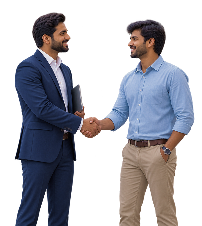 Salavai Business Partners Shaking Hands